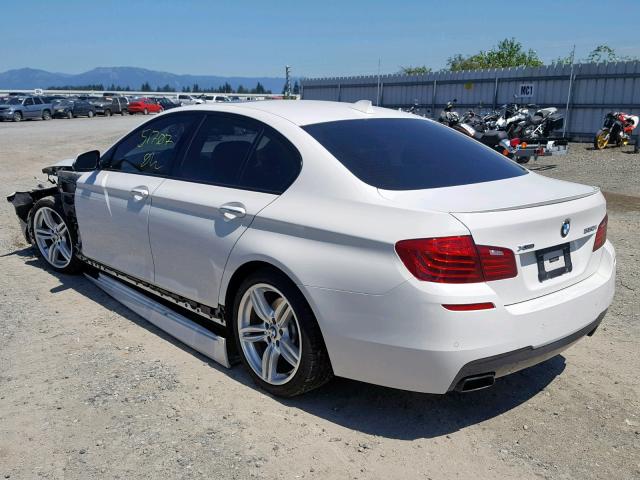 WBAKP9C55ED692463 - 2014 BMW 550 XI WHITE photo 3