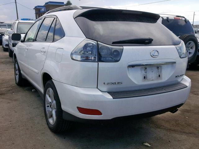 JTJHA31U140073352 - 2004 LEXUS RX 330 WHITE photo 3