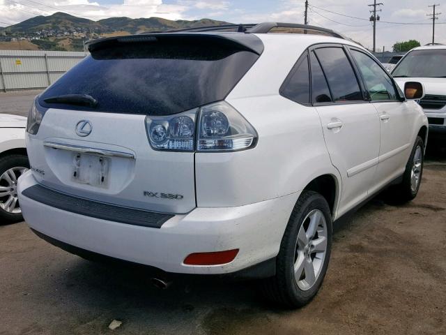 JTJHA31U140073352 - 2004 LEXUS RX 330 WHITE photo 4