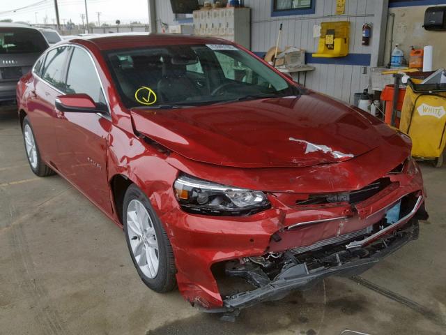 1G1ZF5SU1JF273359 - 2018 CHEVROLET MALIBU HYB RED photo 1