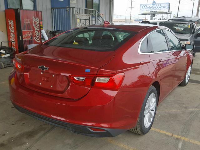 1G1ZF5SU1JF273359 - 2018 CHEVROLET MALIBU HYB RED photo 4