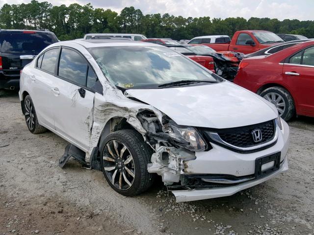 19XFB2F96EE060112 - 2014 HONDA CIVIC EXL 白色 照片 1