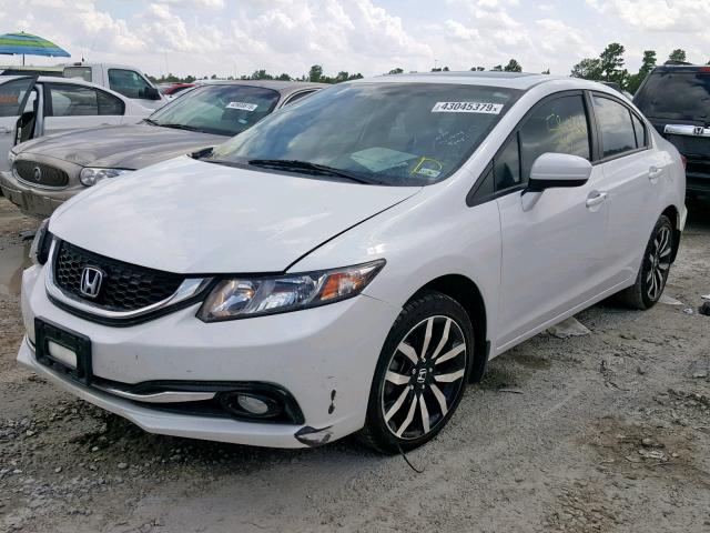 19XFB2F96EE060112 - 2014 HONDA CIVIC EXL 白色 照片 2