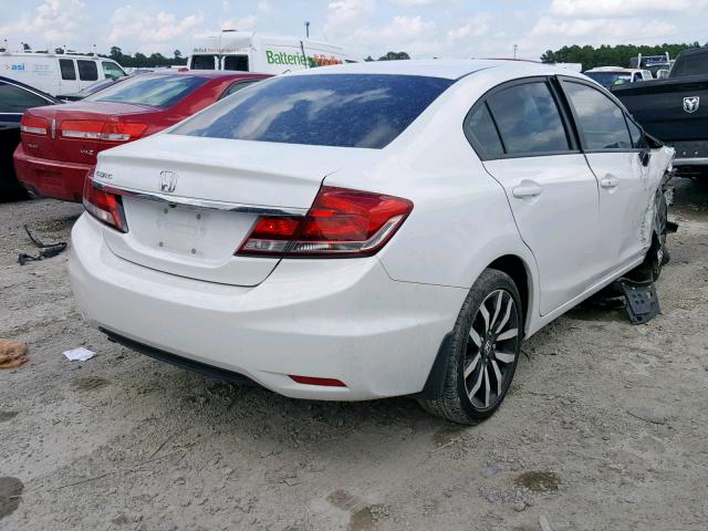19XFB2F96EE060112 - 2014 HONDA CIVIC EXL 白色 照片 4