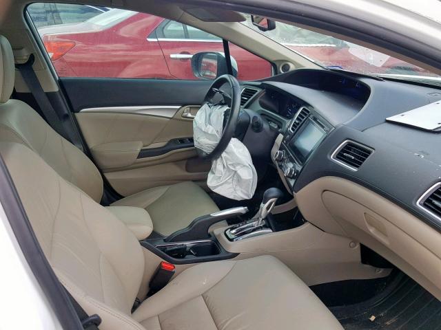 19XFB2F96EE060112 - 2014 HONDA CIVIC EXL 白色 照片 5