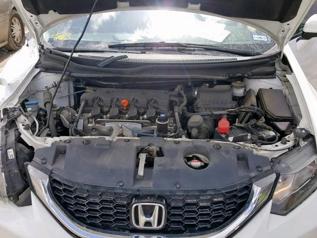 19XFB2F96EE060112 - 2014 HONDA CIVIC EXL 白色 照片 7