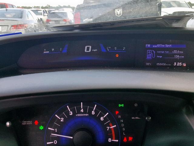 19XFB2F96EE060112 - 2014 HONDA CIVIC EXL 白色 照片 8