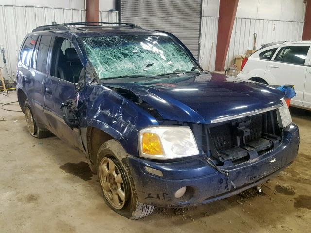 1GKDT13S122171721 - 2002 GMC ENVOY BLUE photo 1