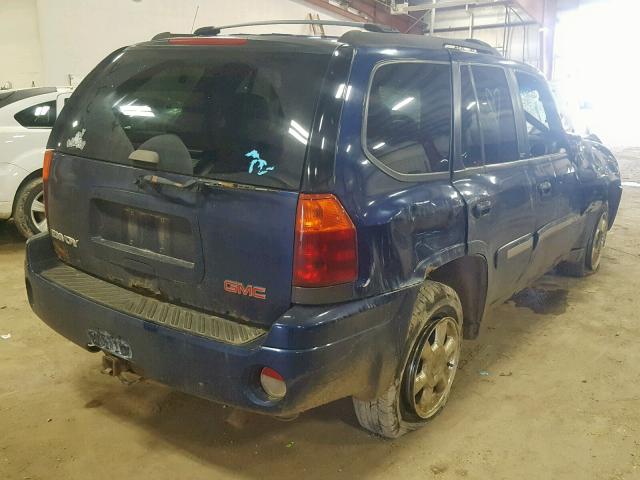 1GKDT13S122171721 - 2002 GMC ENVOY BLUE photo 4