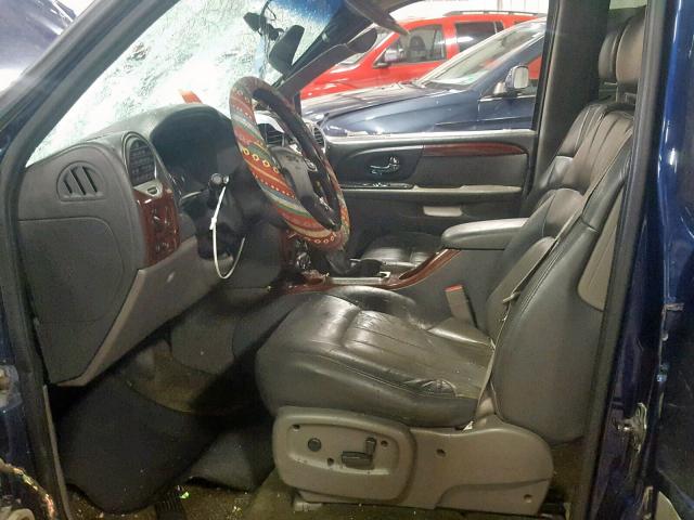 1GKDT13S122171721 - 2002 GMC ENVOY BLUE photo 5