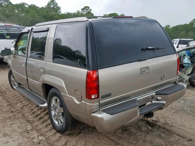 1GYEK63R8YR224986 - 2000 CADILLAC ESCALADE L GOLD photo 3