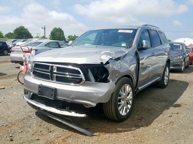 1C4RDJDG3GC486255 - 2016 DODGE DURANGO LI SILVER photo 2