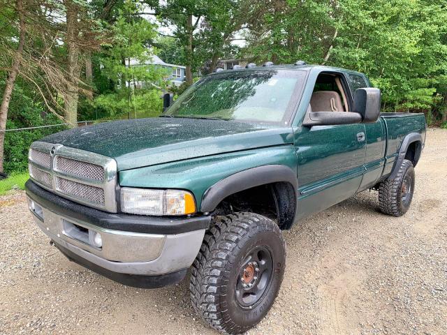 3B7KF23692M272386 - 2002 DODGE RAM 2500 GREEN photo 2