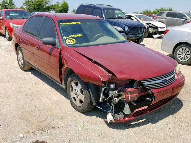 1G1ND52F24M555080 - 2004 CHEVROLET CLASSIC MAROON photo 1