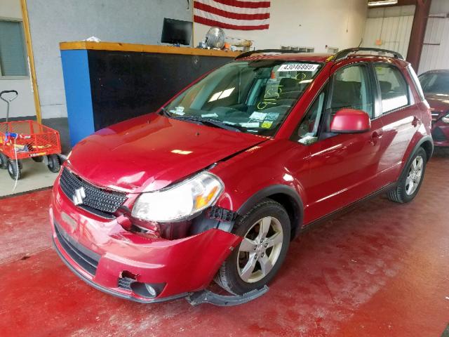 JS2YB5A39C6301666 - 2012 SUZUKI SX4 RED photo 2