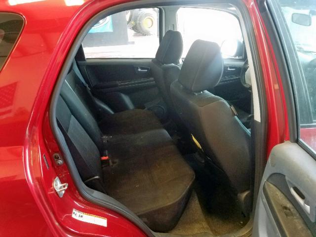 JS2YB5A39C6301666 - 2012 SUZUKI SX4 RED photo 6