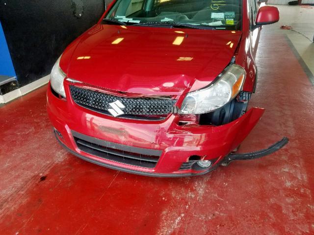 JS2YB5A39C6301666 - 2012 SUZUKI SX4 RED photo 9