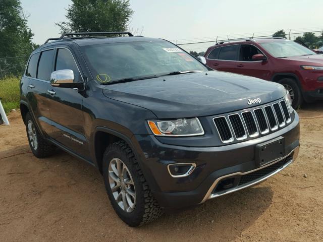 1C4RJFBG3FC921816 - 2015 JEEP GRAND CHER GRAY photo 1