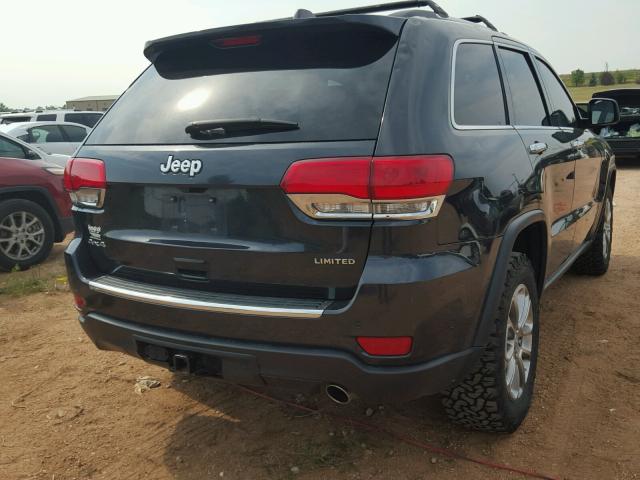 1C4RJFBG3FC921816 - 2015 JEEP GRAND CHER GRAY photo 4