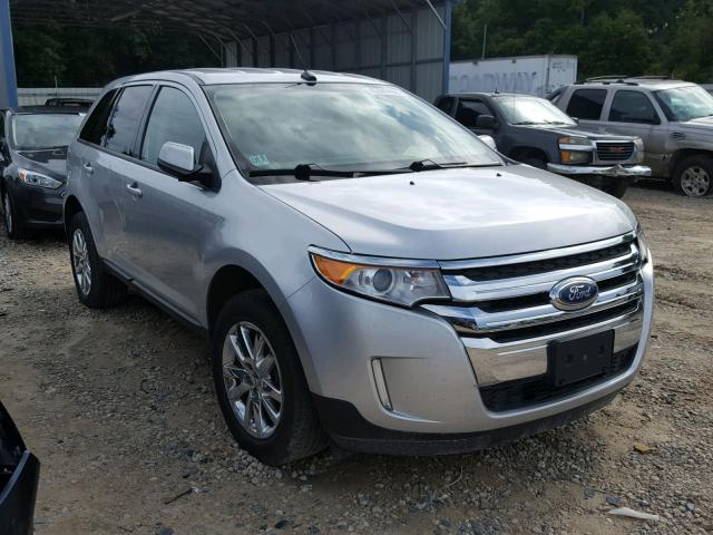 2FMDK3JC9EBB84099 - 2014 FORD EDGE SEL SILVER photo 1