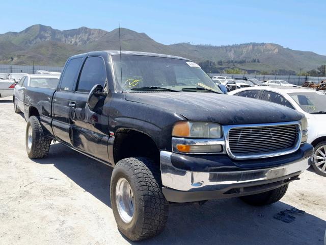 2GTEK19T421430365 - 2002 GMC NEW SIERRA BLACK photo 1