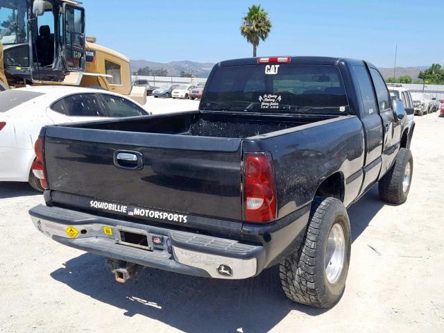 2GTEK19T421430365 - 2002 GMC NEW SIERRA BLACK photo 4