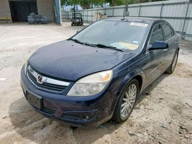 1G8ZV577X7F131382 - 2007 SATURN AURA XR BLUE photo 2