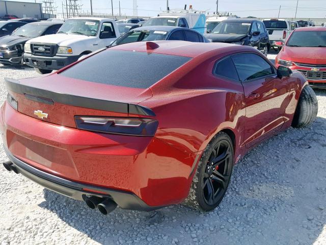 1G1FE1R73J0147053 - 2018 CHEVROLET CAMARO SS RED photo 4