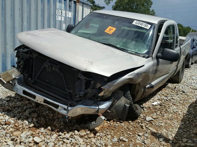 2GTEK19T641220689 - 2004 GMC NEW SIERRA SILVER photo 2