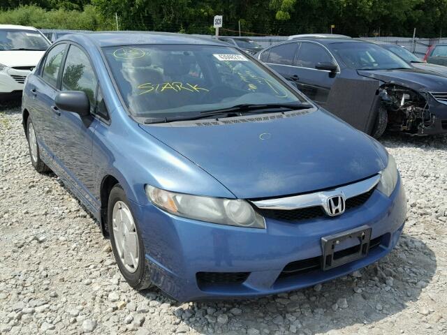 2HGFA164X9H030558 - 2009 HONDA CIVIC DX-G BLUE photo 1