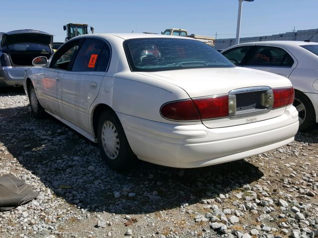 1G4HP54K614223320 - 2001 BUICK LESABRE CU WHITE photo 3