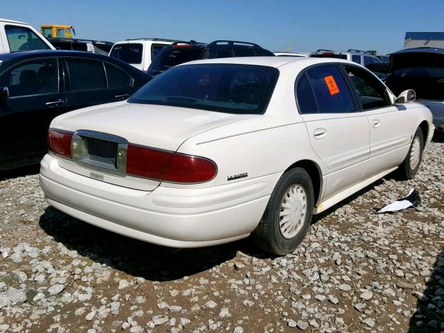 1G4HP54K614223320 - 2001 BUICK LESABRE CU WHITE photo 4