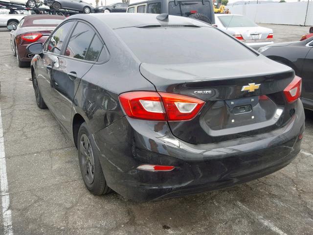 1G1BC5SM0J7247890 - 2018 CHEVROLET CRUZE LS BLACK photo 3