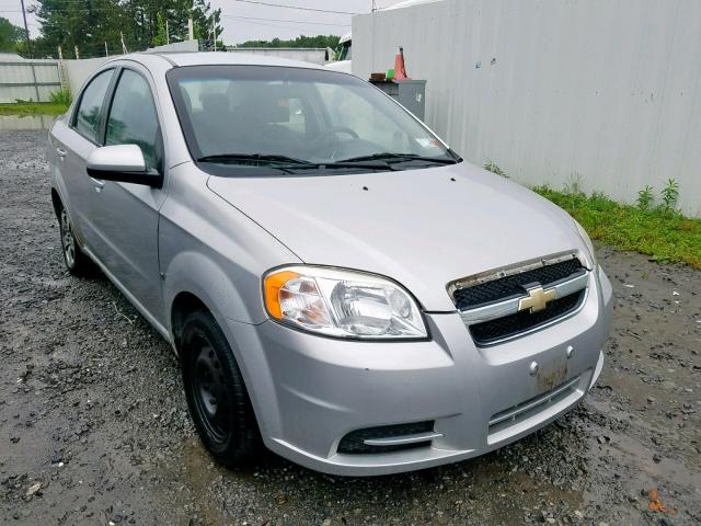 KL1TD56E19B302522 - 2009 CHEVROLET AVEO LS GRAY photo 1