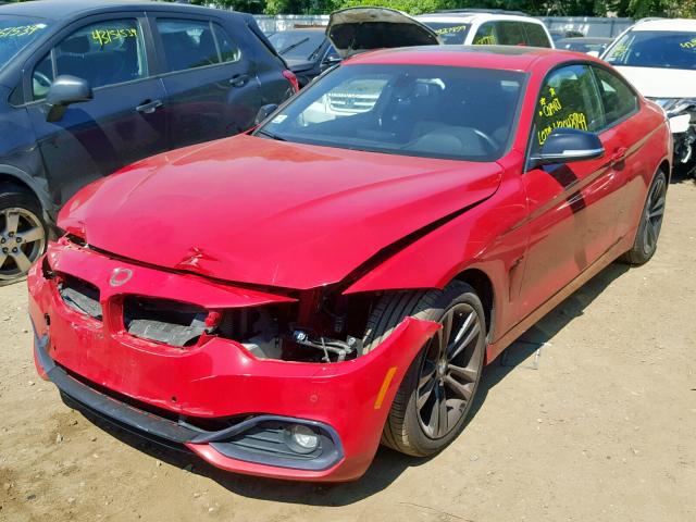 WBA3N9C54FK246120 - 2015 BMW 428 XI RED photo 2