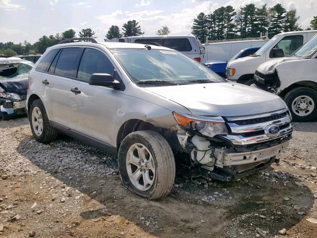 2FMDK4GC3EBB35753 - 2014 FORD EDGE SE SILVER photo 1