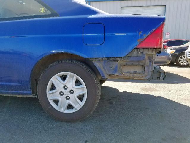 1HGEM22394L050446 - 2004 HONDA CIVIC DX V BLUE photo 9