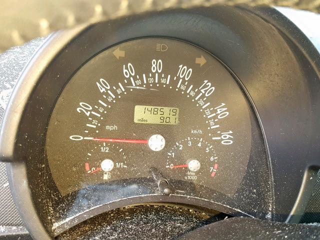 3VWCD21C2YM482966 - 2000 VOLKSWAGEN NEW BEETLE ლურჯი ფოტო 8