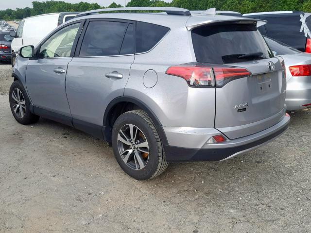 JTMWFREV2JJ180658 - 2018 TOYOTA RAV4 ADVEN SILVER photo 3