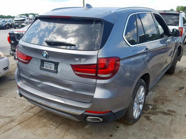 5UXKR2C50J0X09223 - 2018 BMW X5 SDRIVE3 ნაცრისფერი ფოტო 4