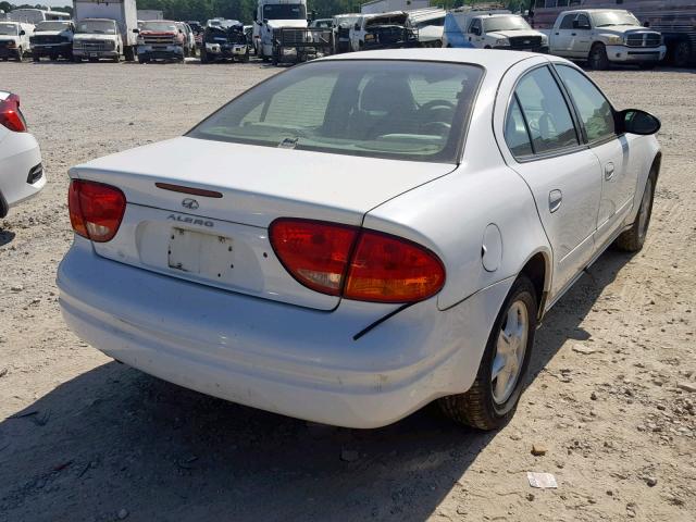 1G3NL52E9XC332661 - 1999 OLDSMOBILE ALERO GL WHITE photo 4