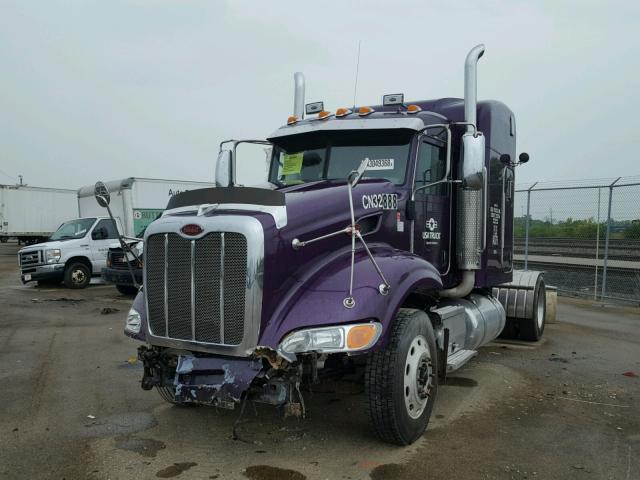 1XPHDP9X9ED219456 - 2014 PETERBILT 386 PURPLE photo 2