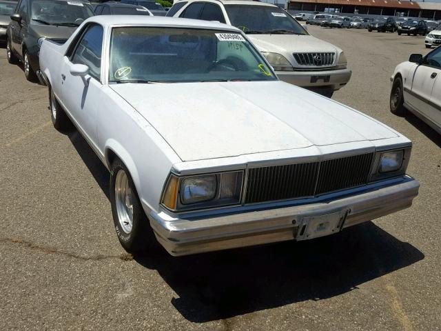 00001W80HAR412602 - 1980 CHEVROLET EL CAMINO WHITE photo 1