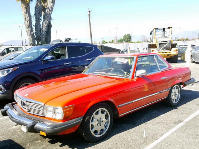 WDBBA45A5BB008308 - 1981 MERCEDES-BENZ 380 SL RED photo 2