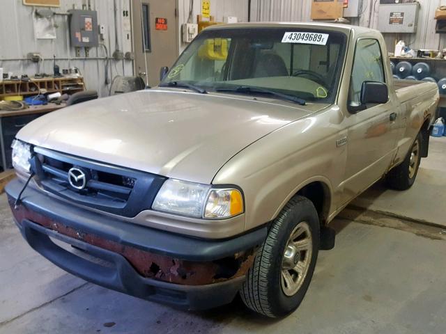 4F4YR12D72TM15484 - 2002 MAZDA B2300 TAN photo 2