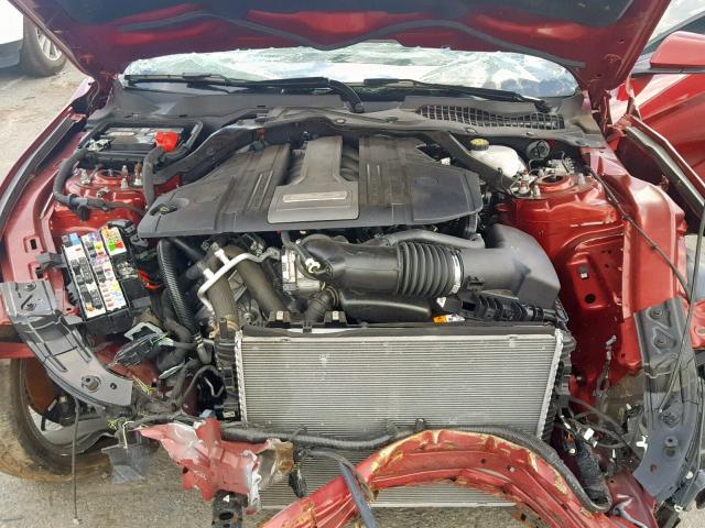 1FA6P8CF2J5132062 - 2018 FORD MUSTANG GT RED photo 7