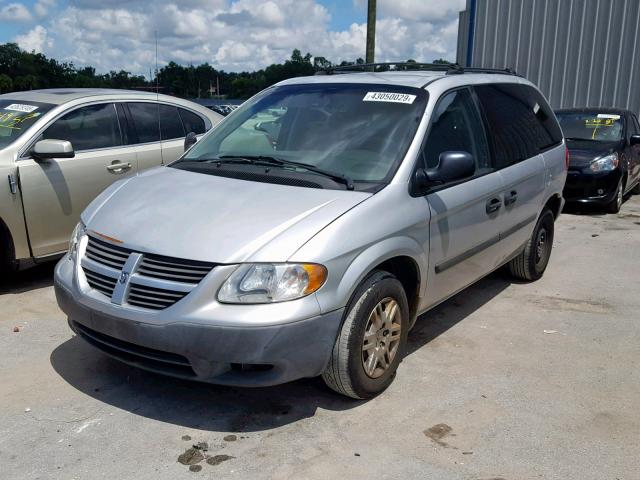 1D4GP25R36B541685 - 2006 DODGE CARAVAN SE GRAY photo 2