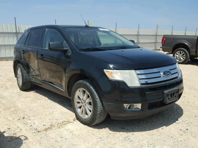 2FMDK38C68BB42838 - 2008 FORD EDGE SEL BLACK photo 1