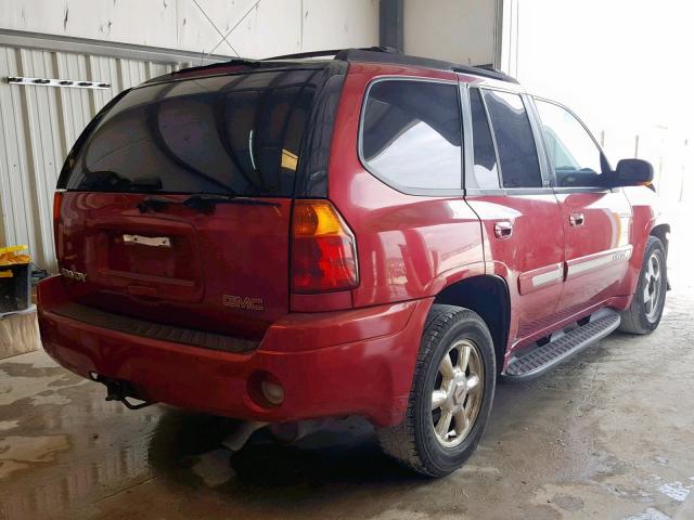 1GKDS13S722433213 - 2002 GMC ENVOY BURGUNDY photo 4