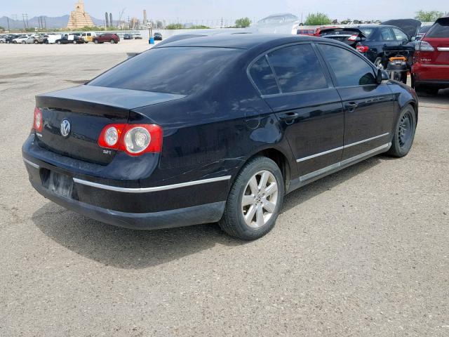 WVWJK73C77P124488 - 2007 VOLKSWAGEN PASSAT BLACK photo 4